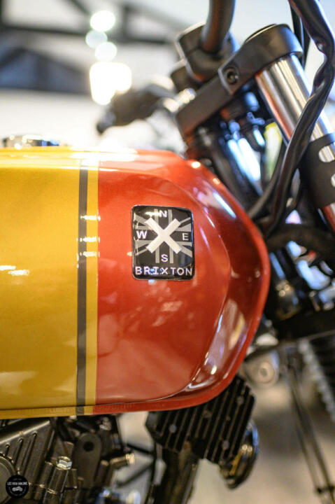 Brixton Saxby 250cc rouge/jaune – Image 5