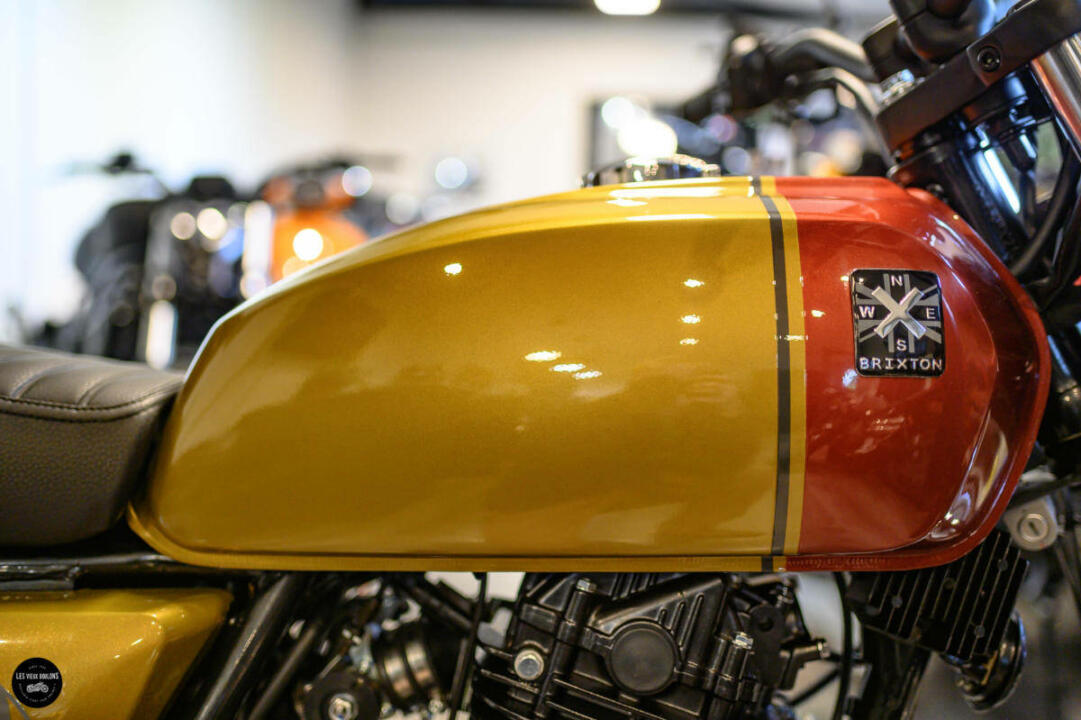 Brixton Saxby 250cc rouge/jaune – Image 6