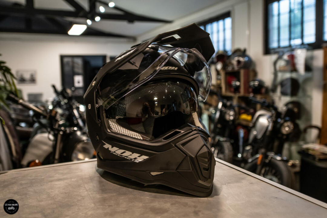 CASQUE NOX N312 TRAIL MOTO ENDURO MAX NOIR
