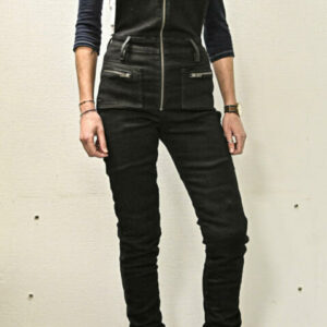 Combinaison moto Overlap ZOEY Noir