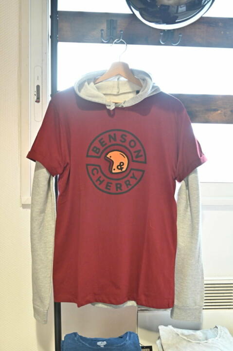 Teeshirt benson and cherry TARIANE Bordeaux