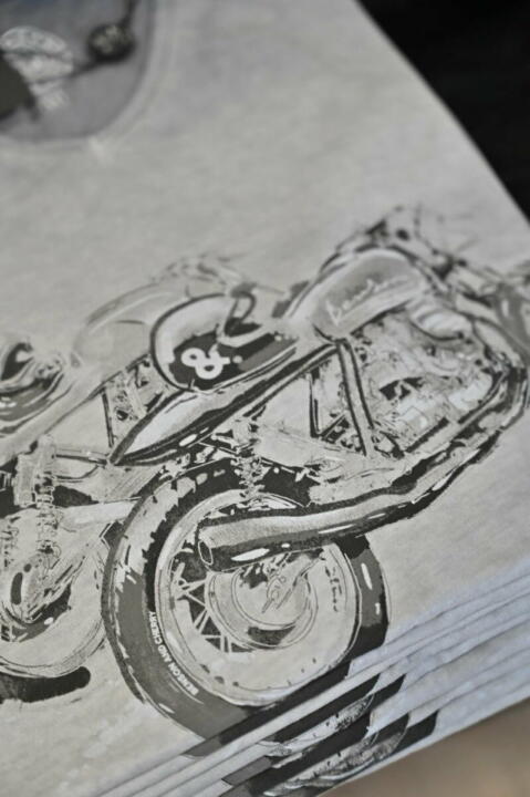 Teeshirt benson and cherry tabur blanc – Image 3