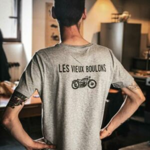 Teeshirt LVB logo gris chiné