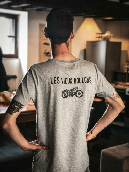 Teeshirt LVB logo gris chiné
