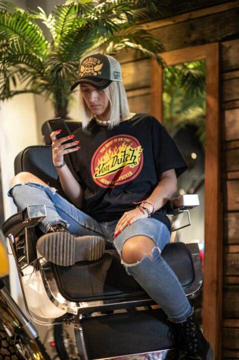 Von Dutch BURN teeshirt noir – Image 6